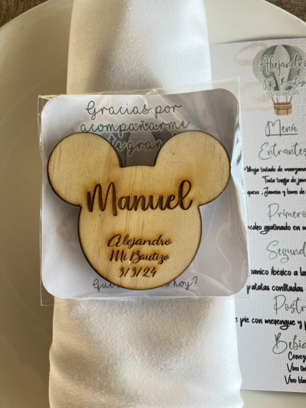 Marcasitios Madera Mickey / Minnie