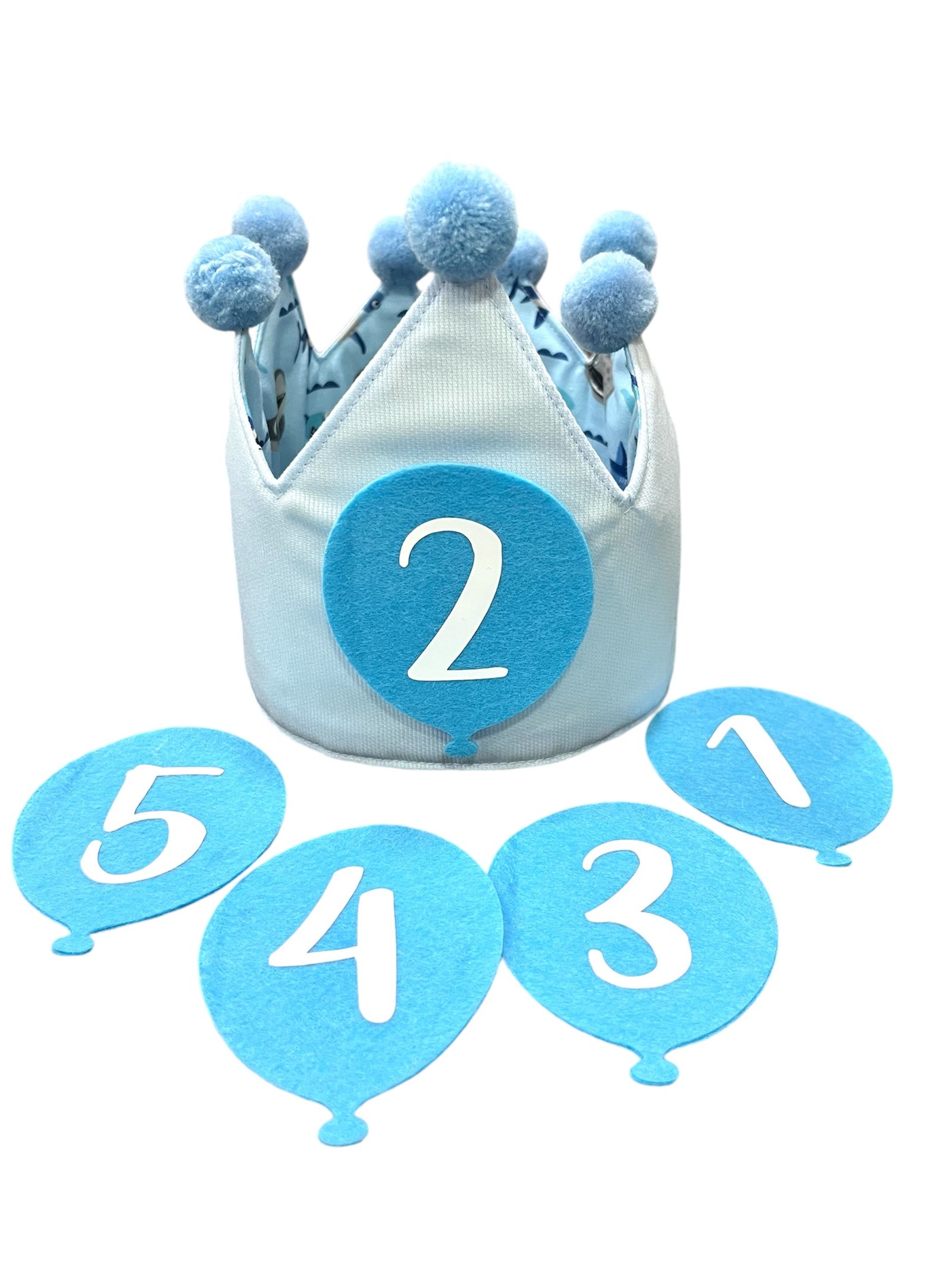 Corono Cumpleaños tiburones - Imagen 2