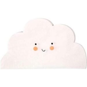 Servilleta nube sonriente